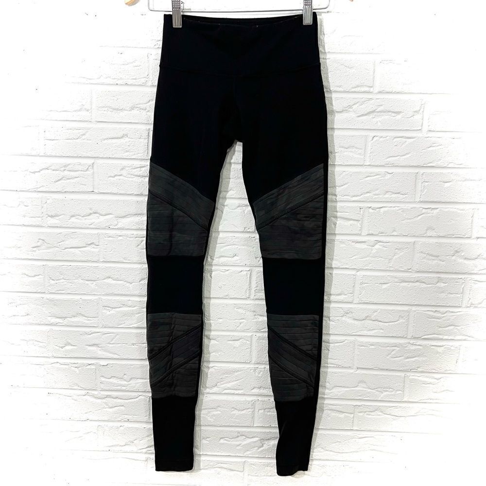 Lululemon Rocket Tight Black Retro Camo Size 2